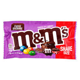 MARS Wrigley M&M’s Fudge Brownie Chocolate Candies Share Size