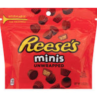 Hershey Chocolate USA Reese's Peanut Butter Cups, Milk Chocolate, Minis, Unwrapped