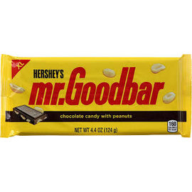 Hershey's Mr. Goodbar Milk Chocolate & Peanuts Candy Bar - XL 4.4 oz.