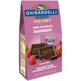 GHIRARDELLI CHOC SQR DRK RASPBRY 5.32 OZ