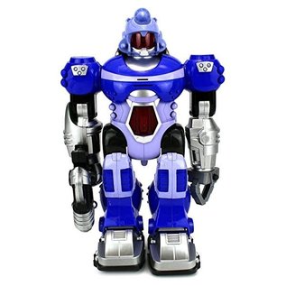 Toys of Rocket Fizz Lancaster Warrior Robot with Light and Sound, Yellow/Blue