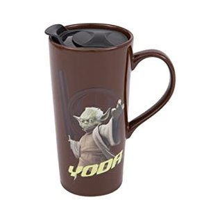 Rocket Fizz Lancaster's Star Wars Yoda 20 oz. Heat Reactive Ceramic Travel Mug