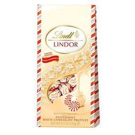 www.RocketFizzLancasterCA.com Lindt Lindor Peppermint White Chocolate Truffles, 8.5 oz