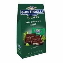 www.RocketFizzLancasterCA.com Ghirardelli Dark Chocolate Squares with Mint Filling