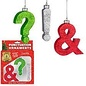 Toys Punctuation Glass Ornament Christmas Tree Topper! Xmas Decoration Décor Holiday