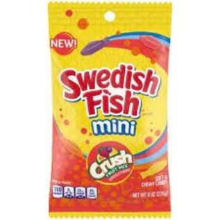 Rocket Fizz Lancaster's Swedish Fish Mini Candy, Crush Soda Fruit Mix - 8 oz