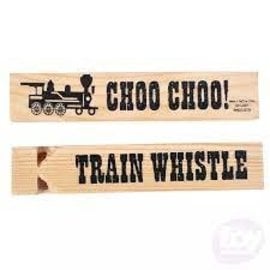 Toysmith 5.75" Wooden Train Whistle