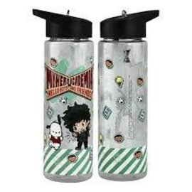 Rocket Fizz Lancaster's Sanrio Hello Kitty X My Hero Academia Deku and Pochacco 24 oz UV Printing Single Wall water bottle