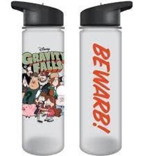 Rocket Fizz Lancaster's Gravity Falls Title Logo and Characters 24oz Plastic Water Bottle