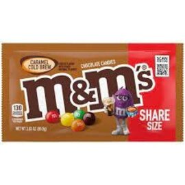 MARS Wrigley M&M's Caramel Cold Brew Shareable Size - 2.83oz