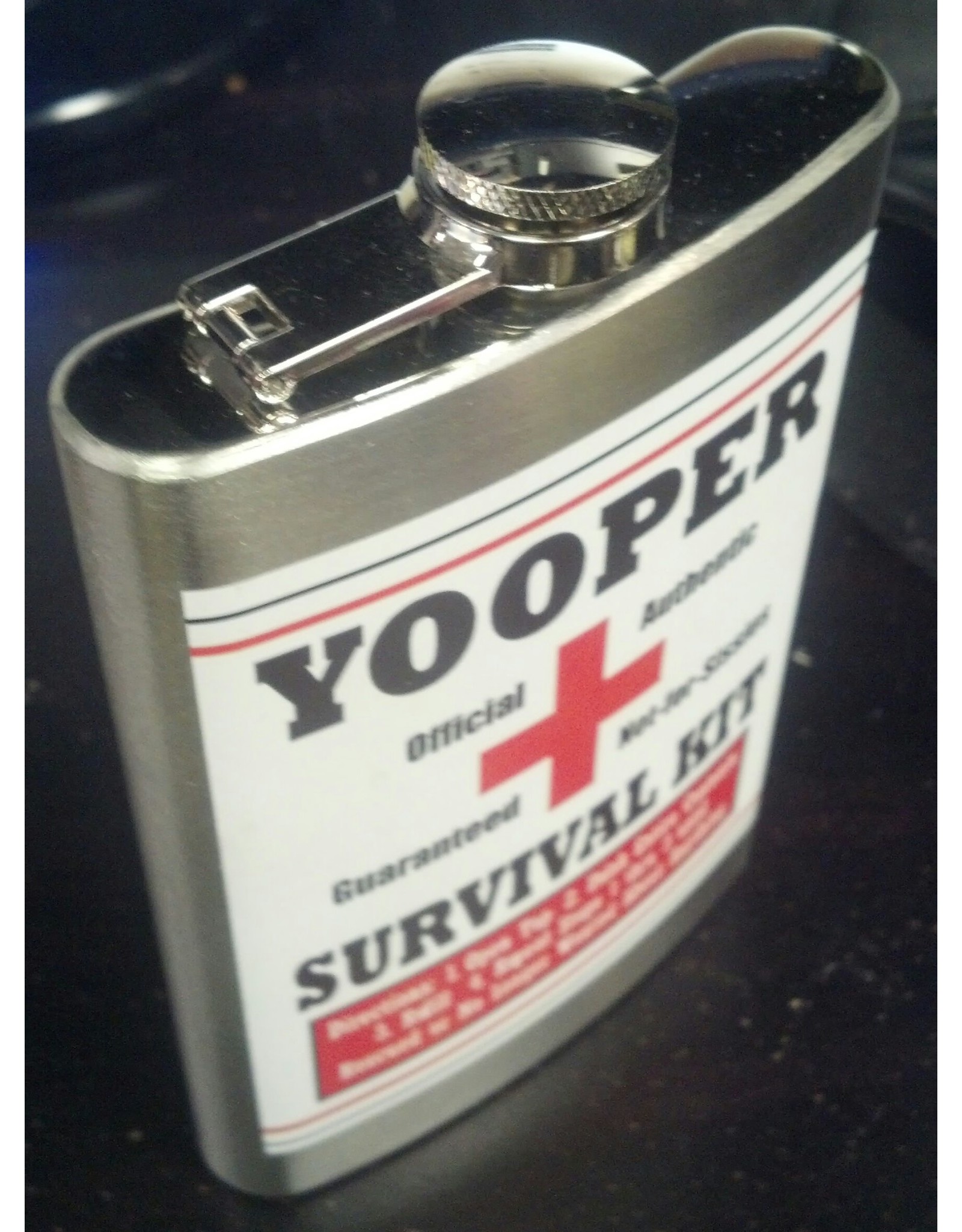 MONKEY BUSINESS Yooper Survival Kit 8 oz Flask
