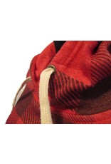 MONKEY BUSINESS DIPPY MOOSE on Buffalo Plaid Hoodie