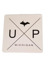 MONKEY BUSINESS Michigan's U.P. Gridder 4" Coaster