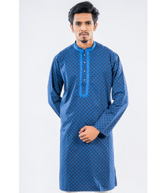 Blue Circle Print