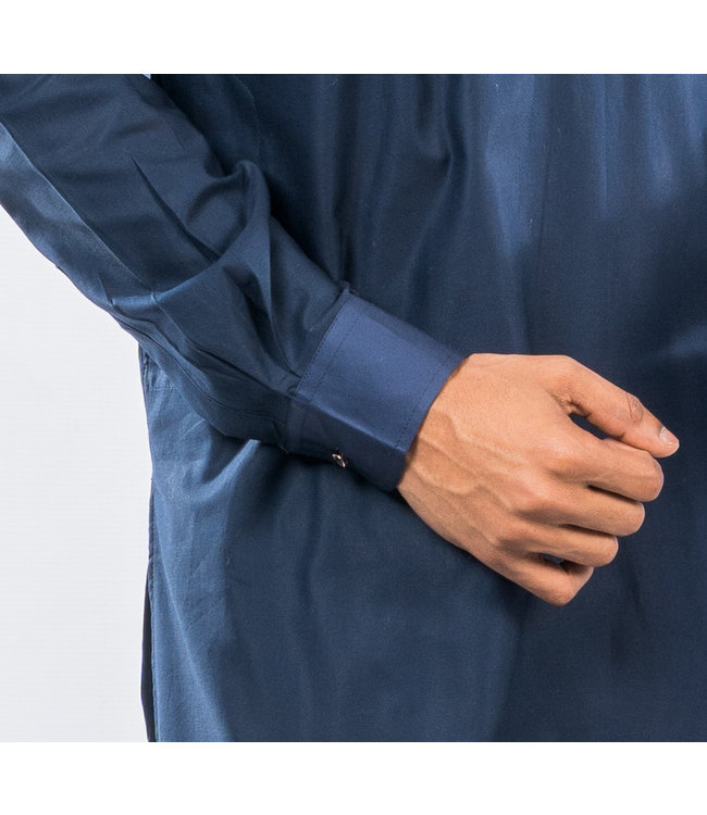 Navy Blue Embroidery