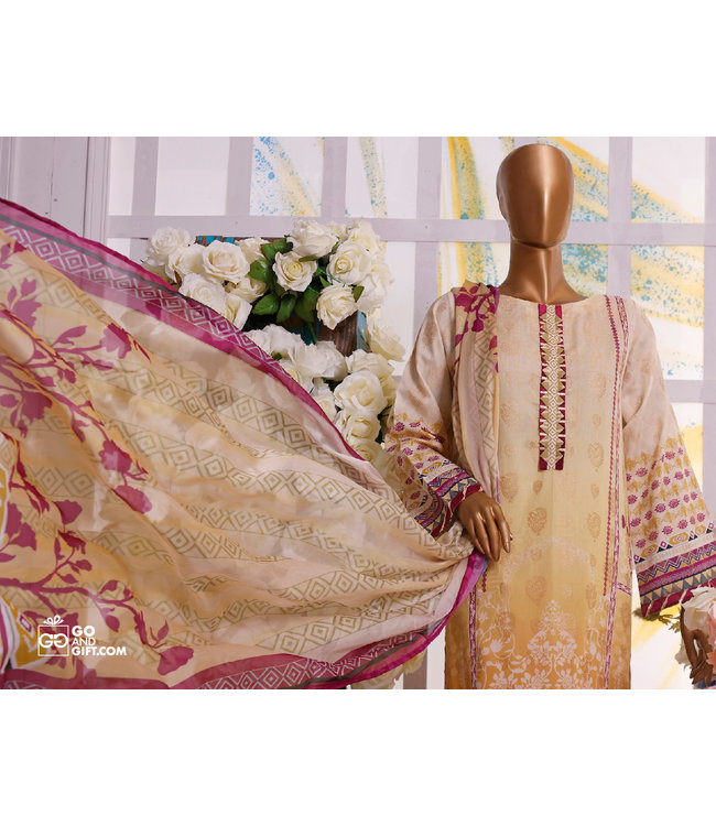 Bin Saeed Bin Saeed 3 Piece Jacquard JP-0017