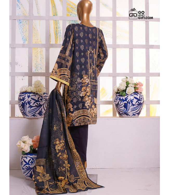 Bin Saeed Bin Saeed 3 Piece Jacquard JP-0008