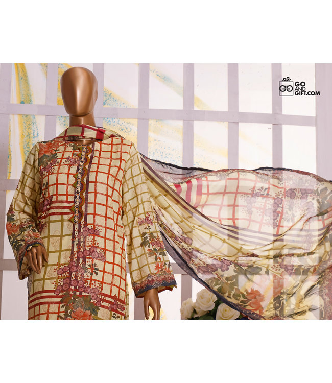 Bin Saeed Bin Saeed 3 Piece Jacquard JP-0010