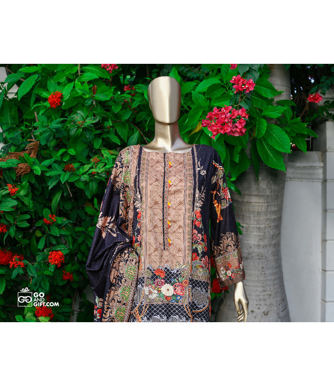 Bin Saeed Bin Saeed Linen Suit V4-211208