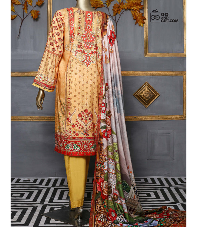 Bin Saeed Bin Saeed Linen Suit V4-211213