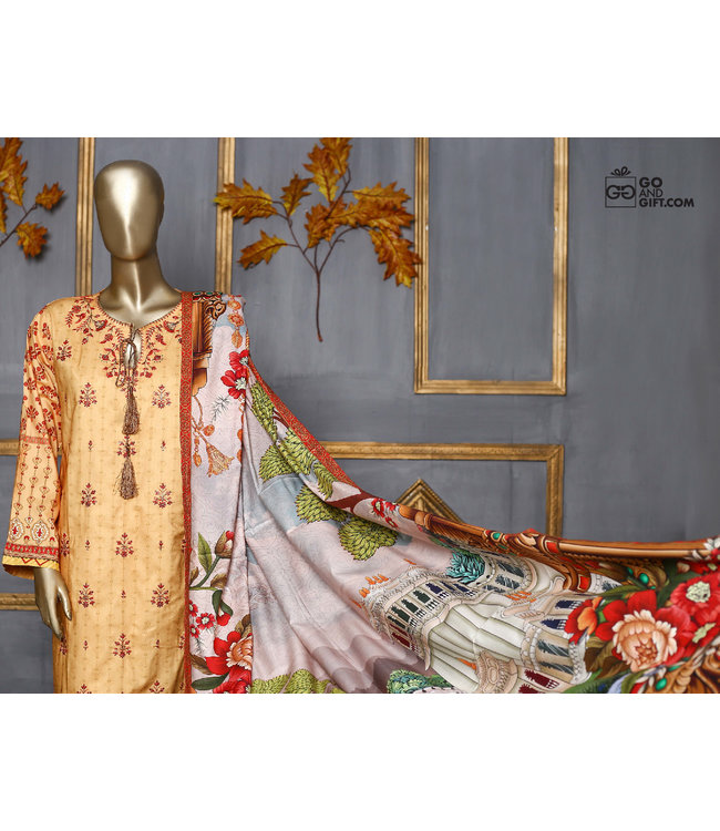 Bin Saeed Bin Saeed Linen Suit V4-211213