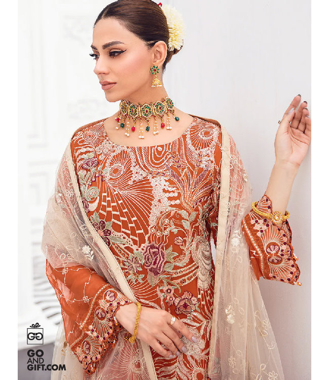 Rangoon Embroidered Chiffon