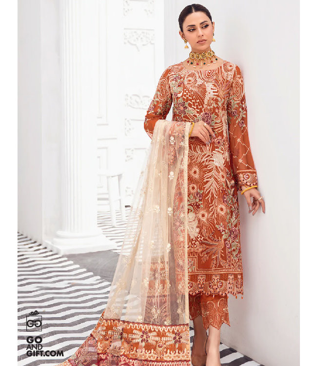 Rangoon Embroidered Chiffon