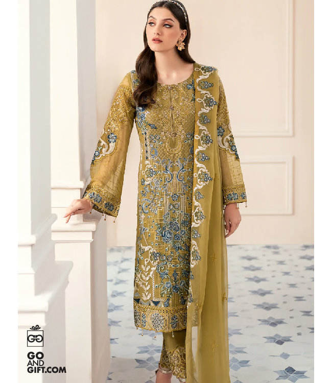 Rangoon Embroidered Chiffon