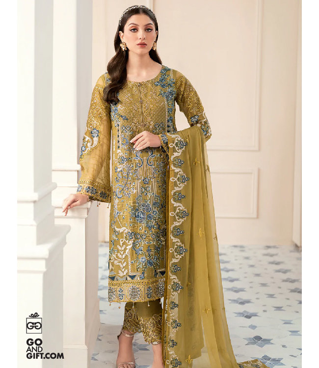 Rangoon Embroidered Chiffon