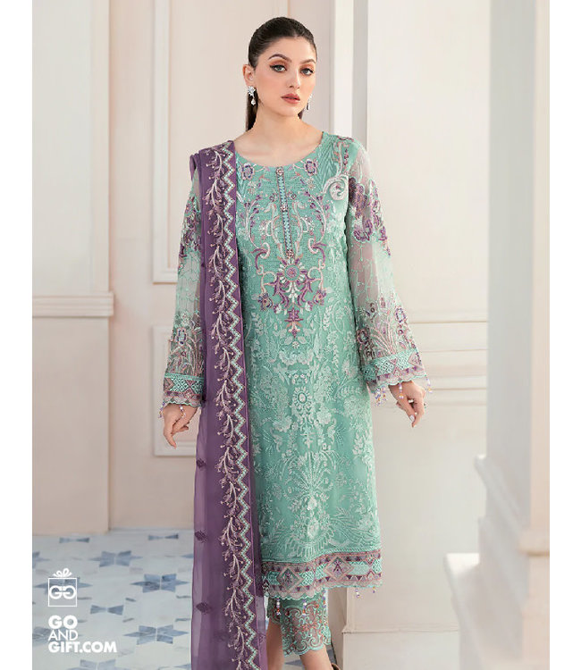 Rangoon Embroidered Chiffon