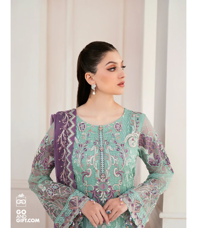Rangoon Embroidered Chiffon