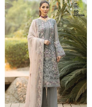 Adan's Libas Embroidered Chiffon Martina