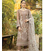Adan's Libas Embroidered Chiffon Beaver