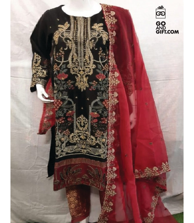 Bin Saeed Bin Saeed Organza Embroidery