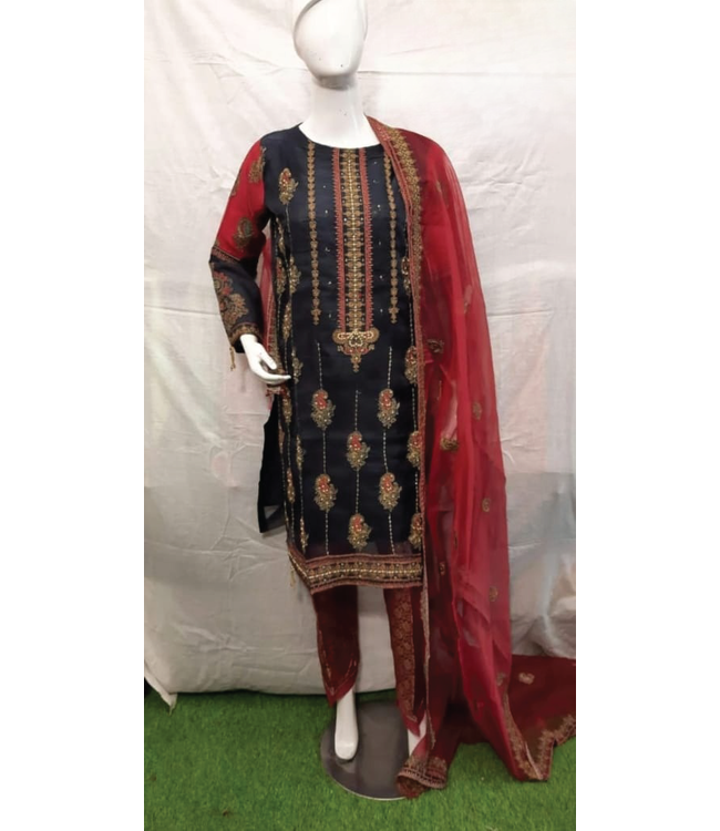 Bin Saeed Bin Saeed Organza Embroidery