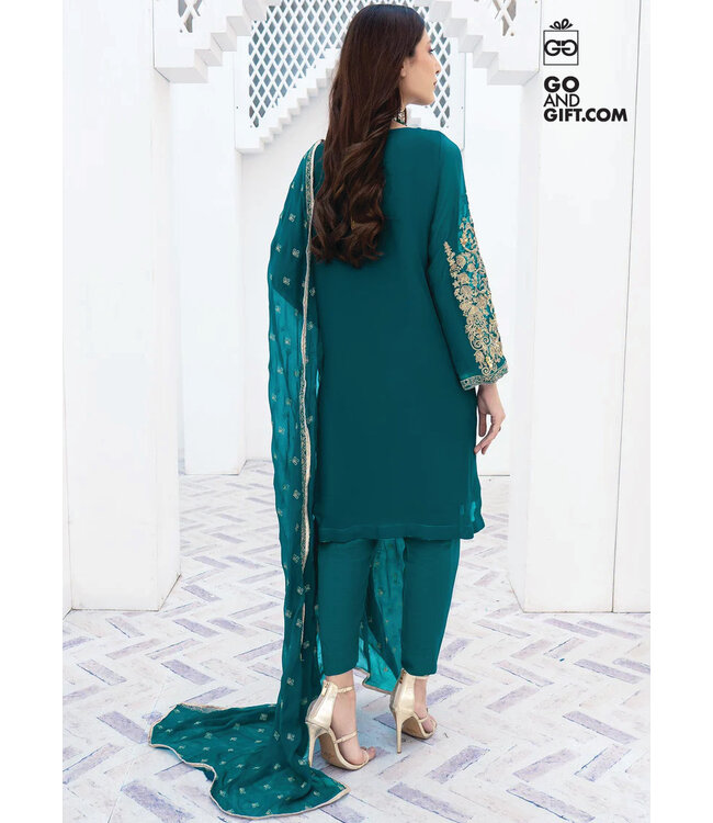 Laleen Laleen-Gulrekh-Teal-Pret-PK