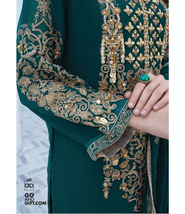 Laleen Laleen-Gulrekh-Teal-Pret-PK