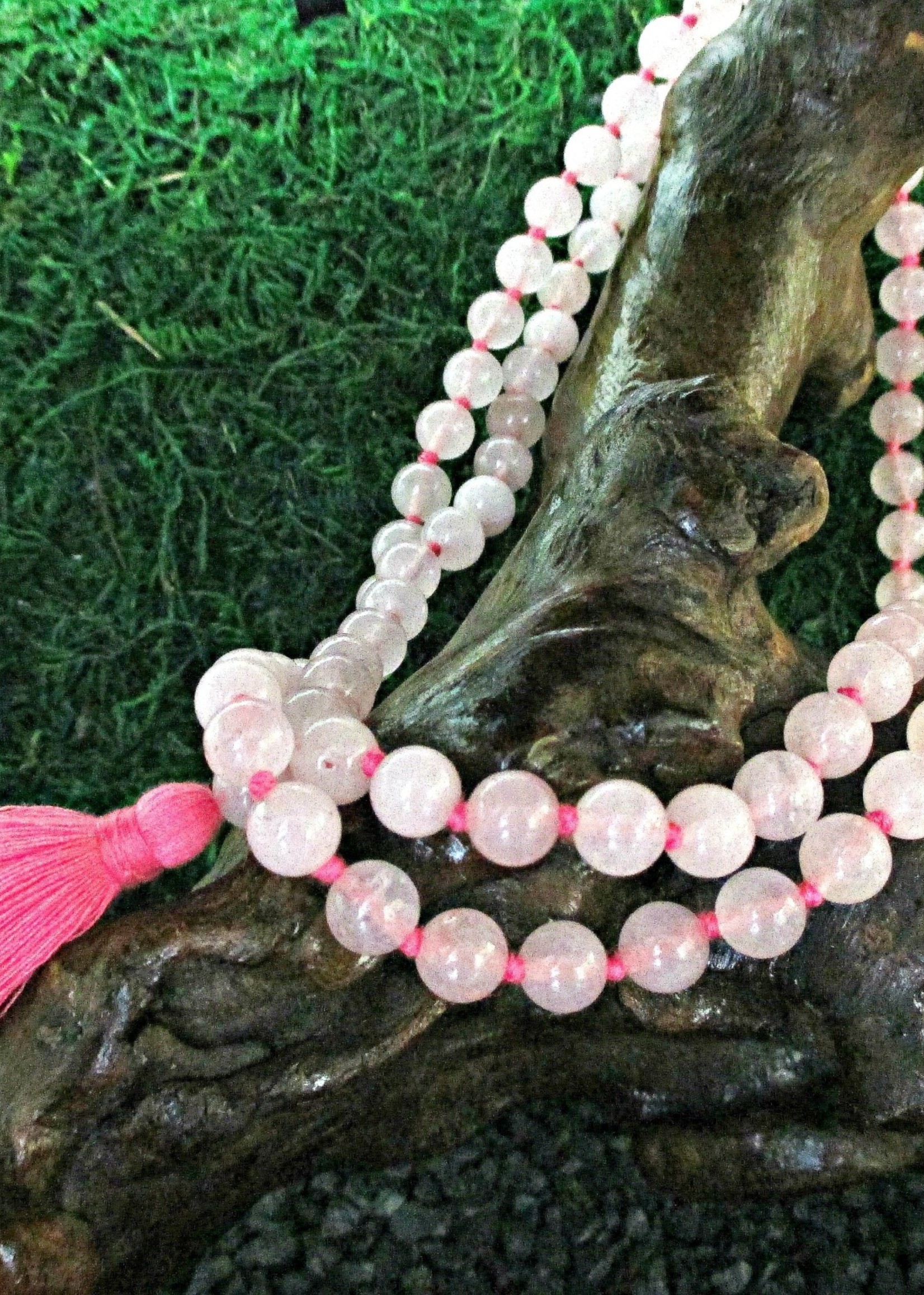 Minerals & Mystics Rose Quartz Mala