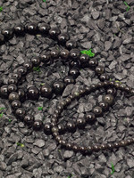 Minerals & Mystics Black Obsidian Beaded Bracelet