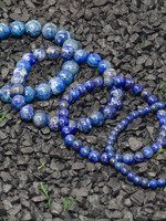 Minerals & Mystics Lapis Beaded Bracelet