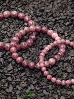 Minerals & Mystics Lepidolite Beaded Bracelet