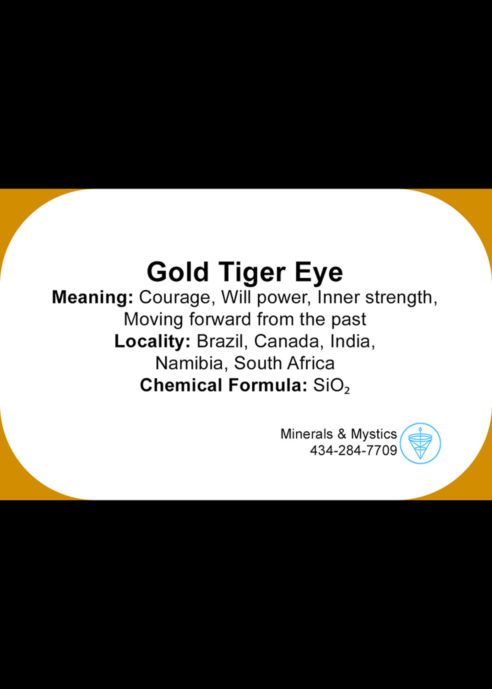 Minerals & Mystics Tiger Eye Beaded Bracelet