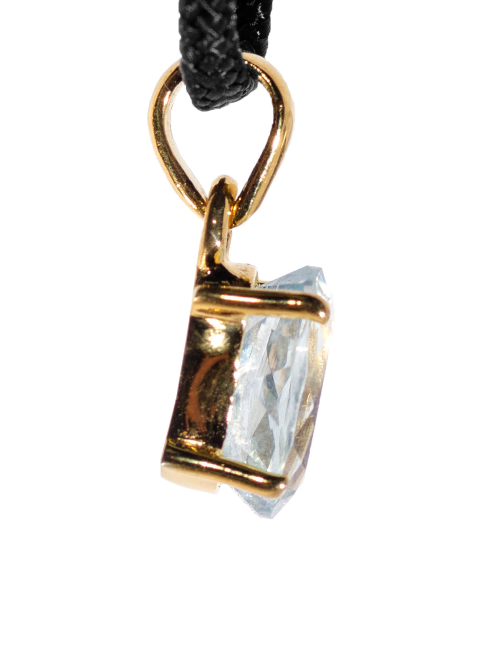 Minerals & Mystics Aquamarine 14K Vermeil Pendant