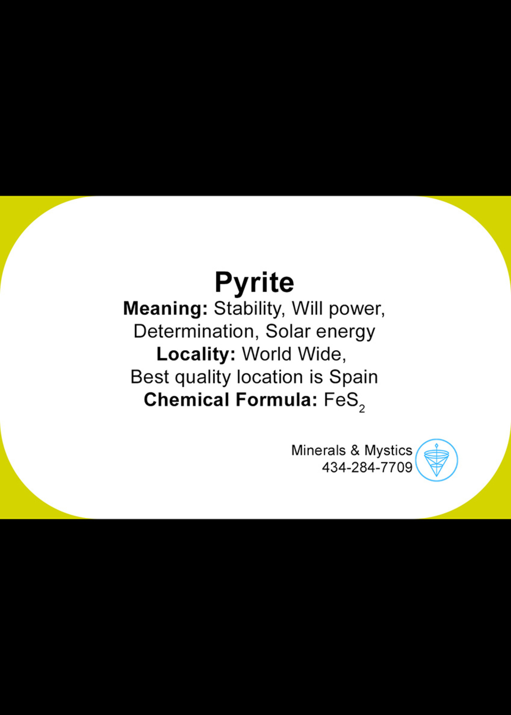 Minerals & Mystics Pyrite