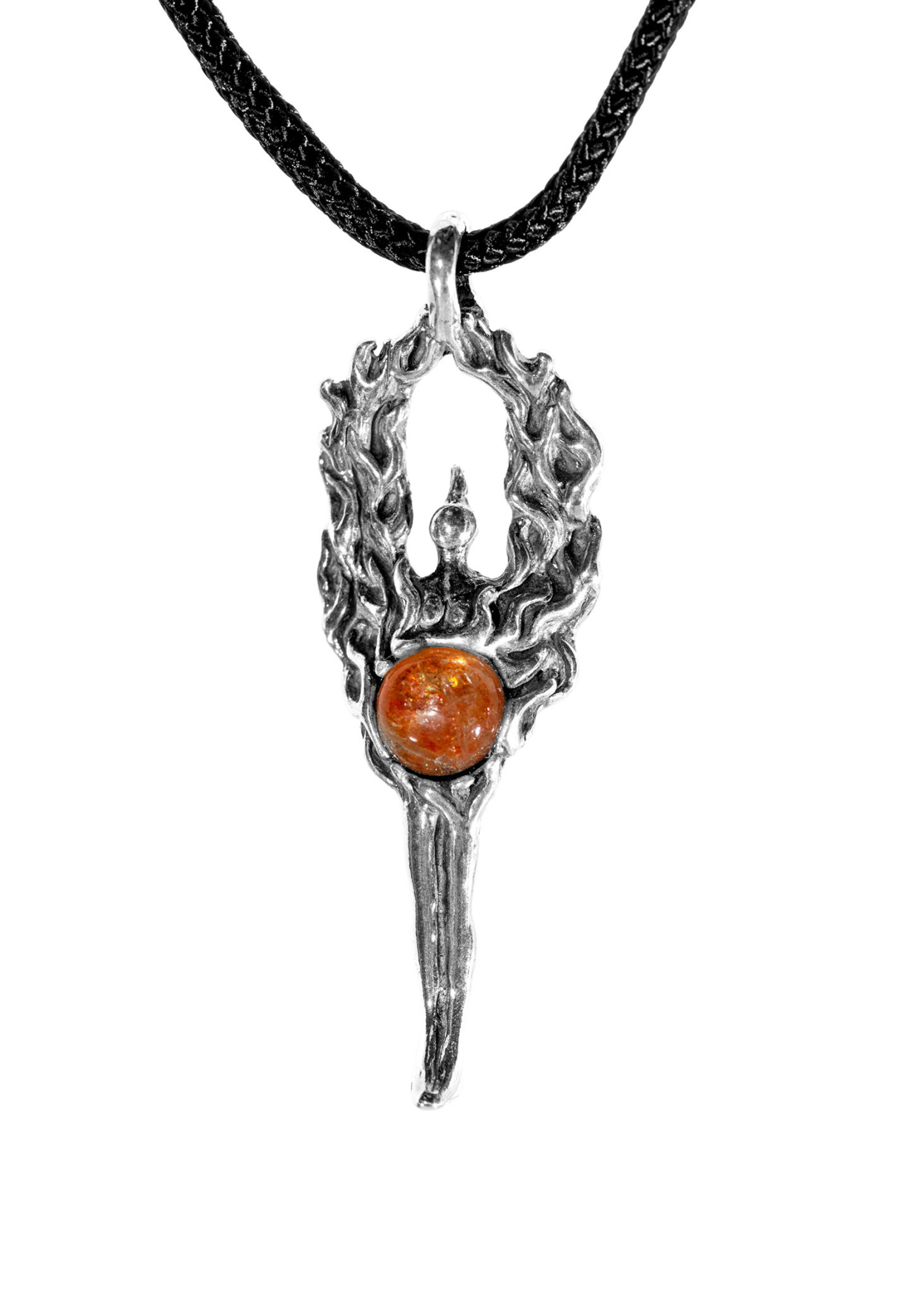 Wellstone Jewelry Fire Dancer Pendant