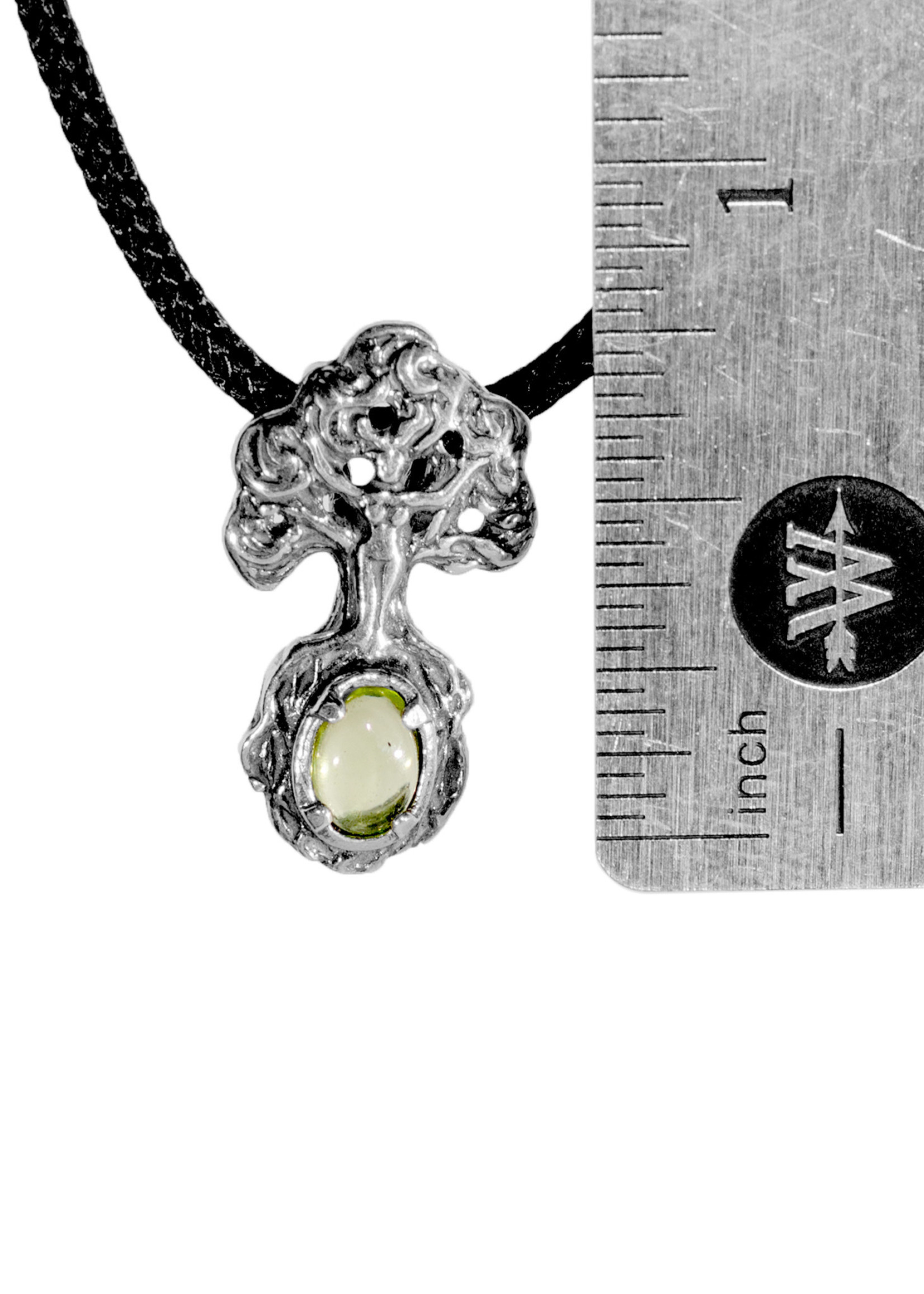 Wellstone Jewelry Small Tree Goddess Pendant Peridot