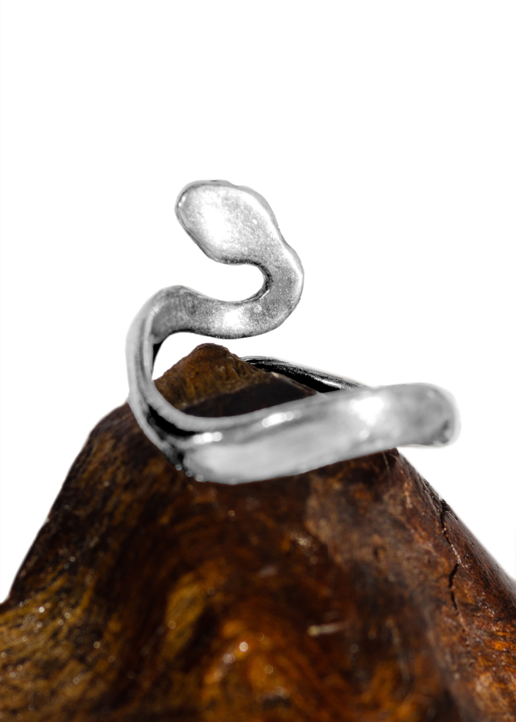 Wellstone Jewelry Snake Mother Ring (Adj)