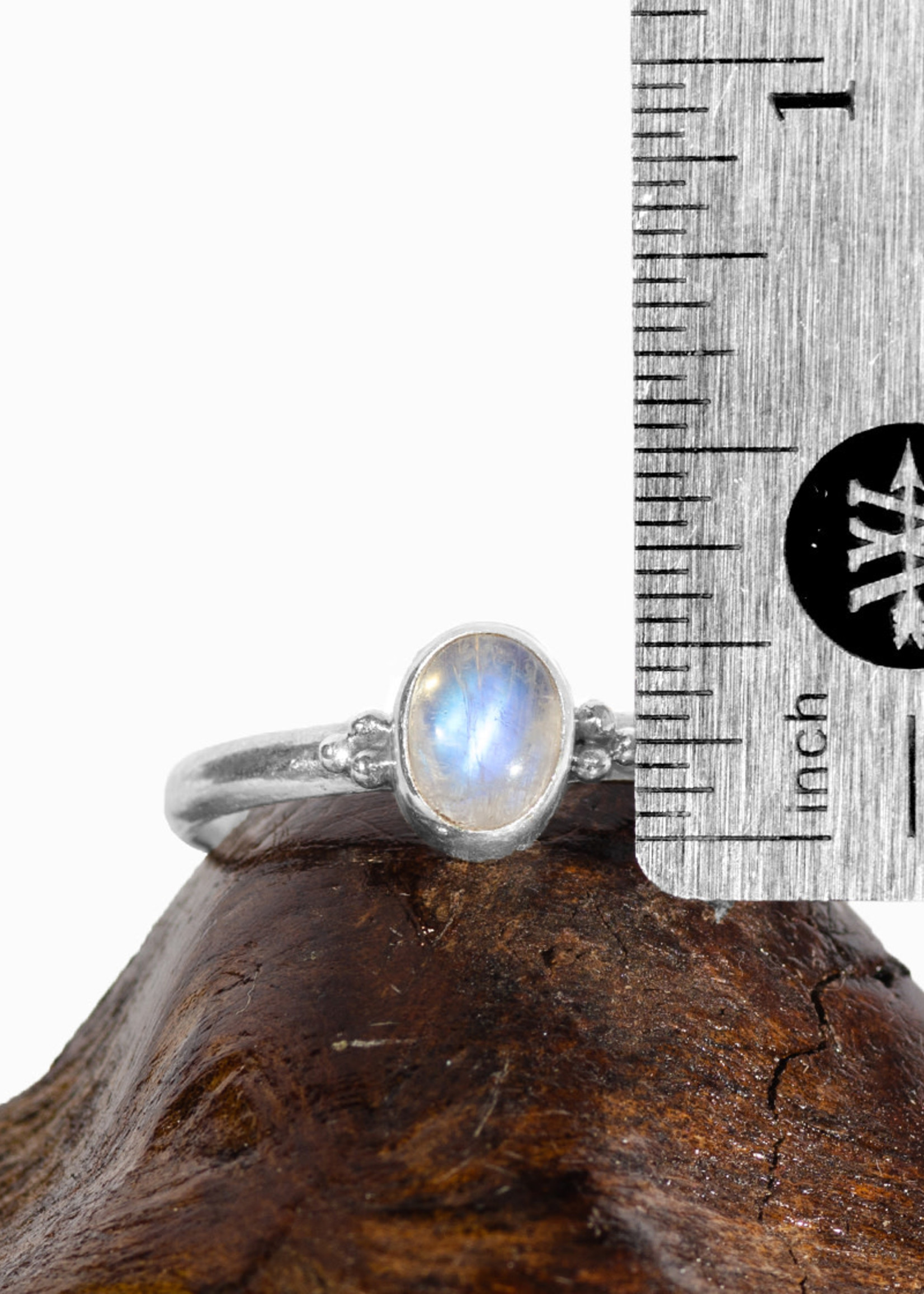 Minerals & Mystics Small Band Gemstone Ring with Accent