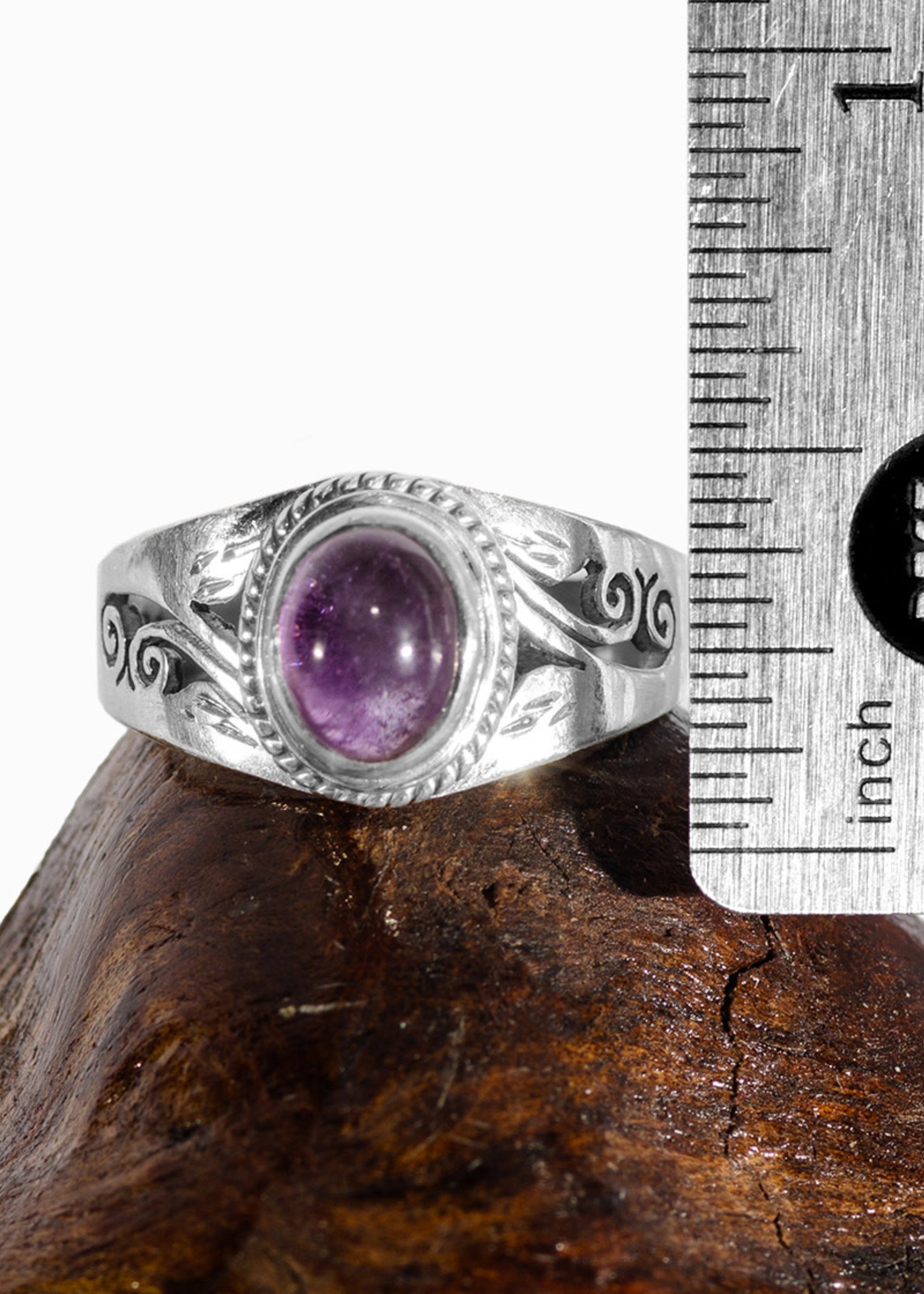 Minerals & Mystics Gemstone Classic Nepal Ring