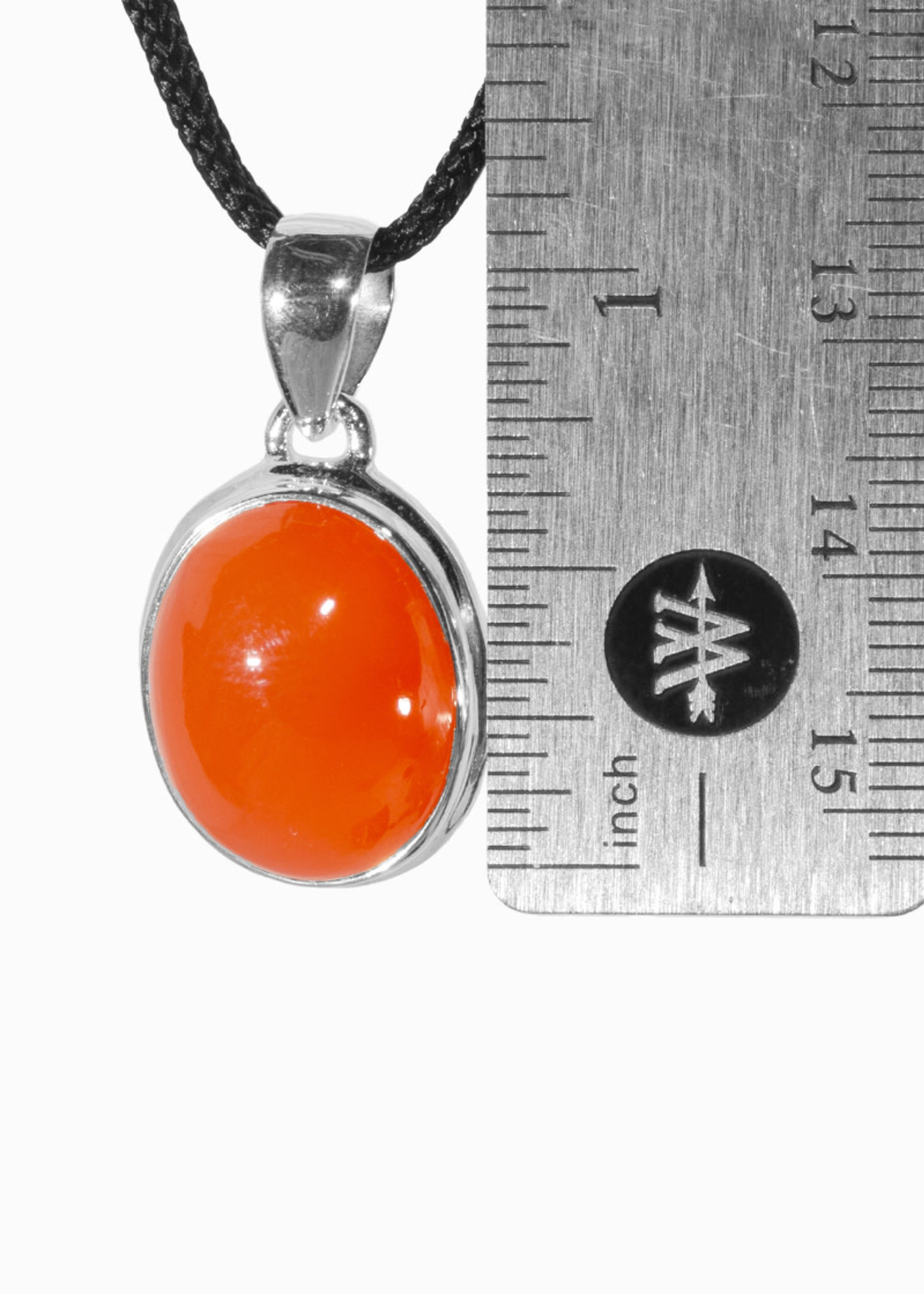 Minerals & Mystics Carnelian Oval Pendant